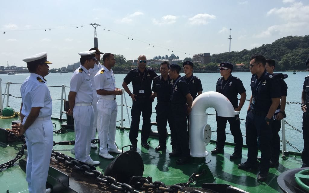 India Coast Guard Ship Vaibhav visited Singapore