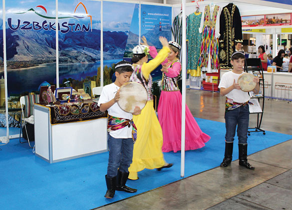 Uzbek Dancers Charm NATAS Visitors