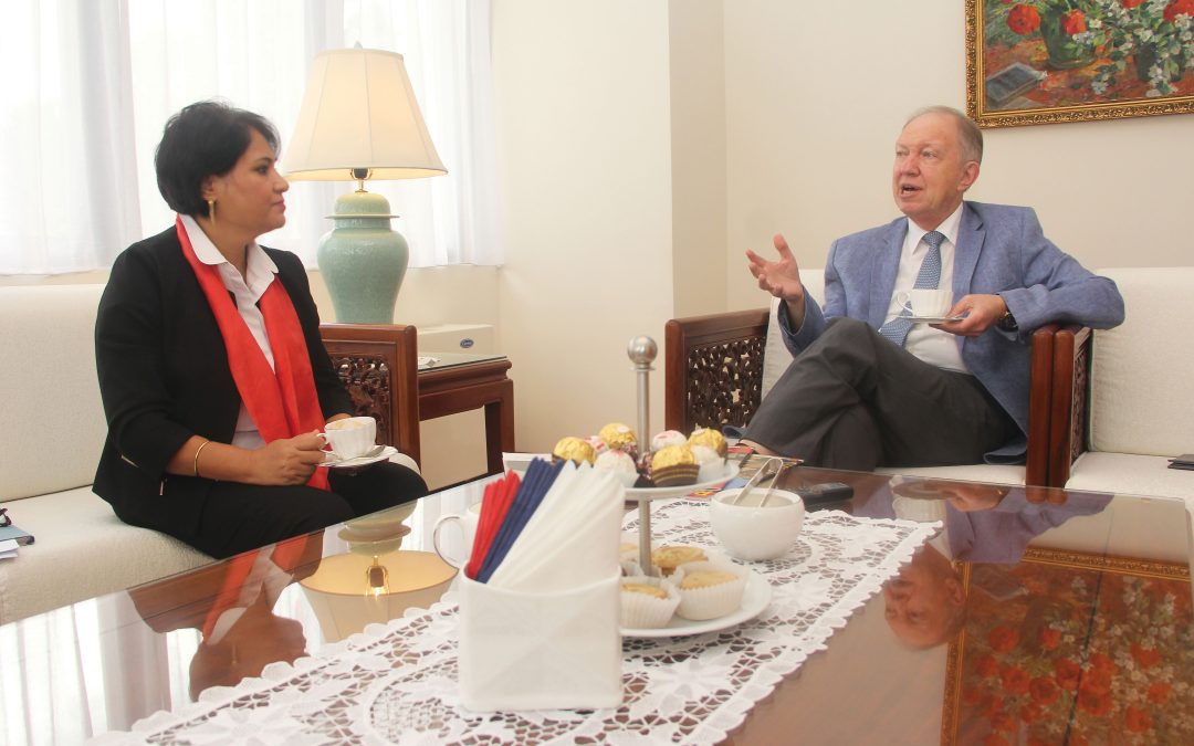 HE Andrey Tatarinov: Russia-sINGAPORE tIES: pOSITIVE tRENDS & OPTIMISTIC oUTLOOK WHEN COVID-19 eNDS