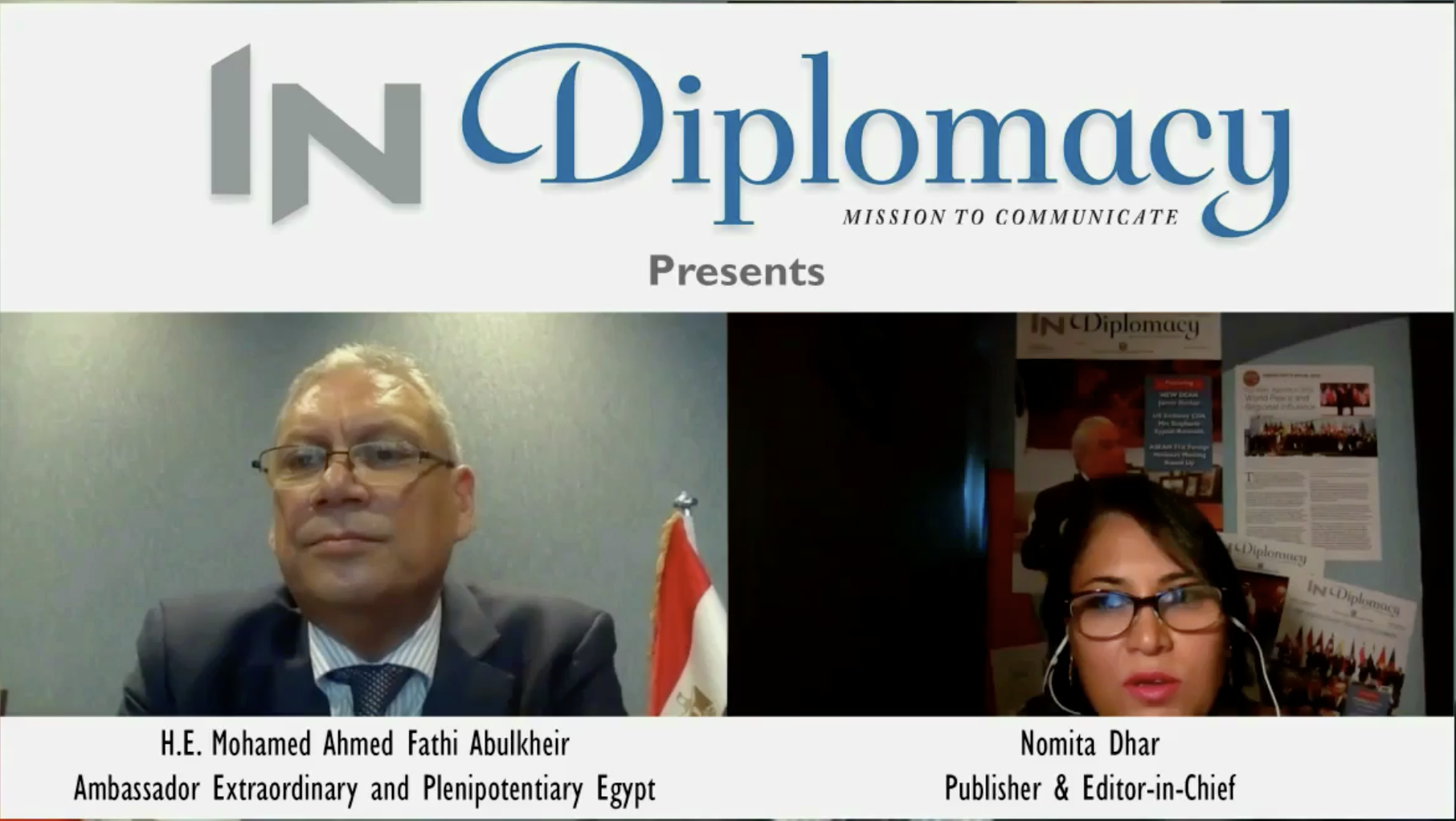 EGYPTIAN AMBASSADOR ON COVID19 IMPACT Indiplomacy