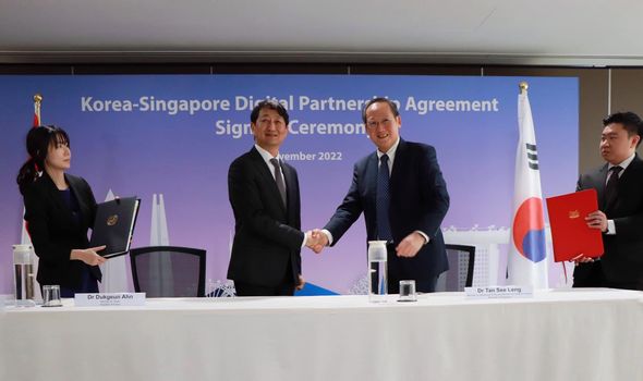 Singapore and the Republic of Korea sign the Korea-Singapore Digital Partnership Agreement