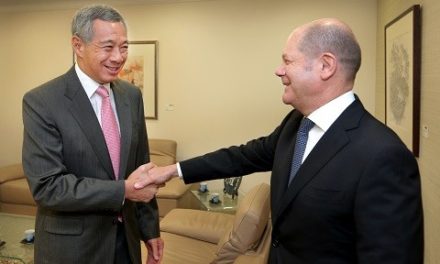 German Chancellor Scholz Visit Singapore