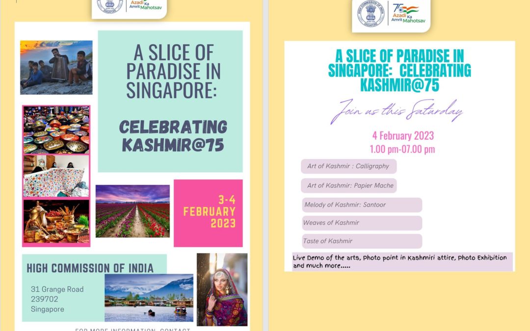 Kashmir Festival in Singapore