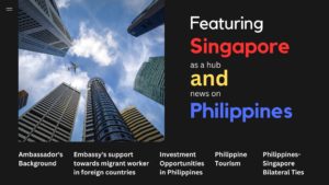 Featuring Singapore as a hub and news on Phillipines.