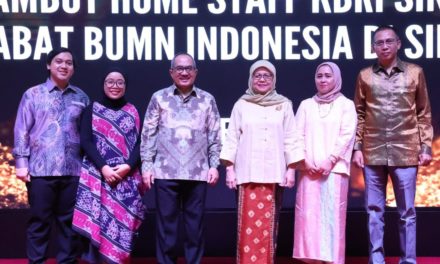 Indonesian Embassy in Singapore Bids Farewell Old Staff, Welcomes New Ones