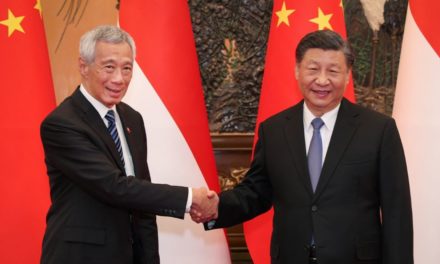 Singapore’s Prime Minister Lee Hsien Loong in Talks with Xi Jinping China’s Third Time Re-elected President