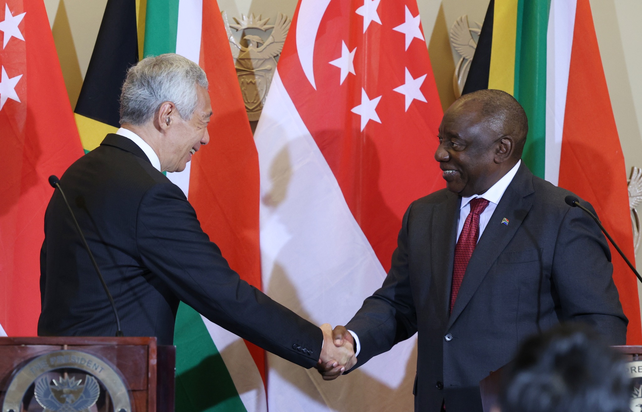 pm lee visit to south africa