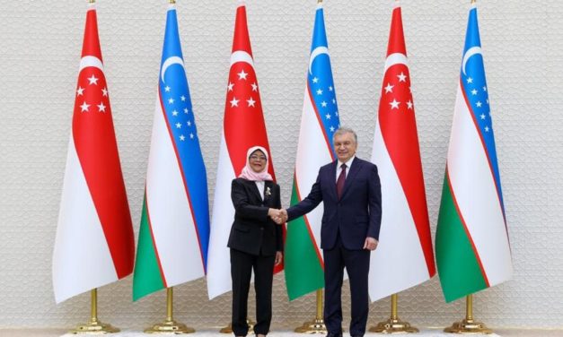 Singapore President Halimah Yacob Visits Uzbekistan