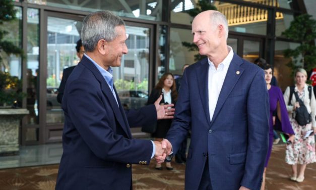 Singapore Welcomes Senator Rick Scott for Talks on Diplomacy and Defense