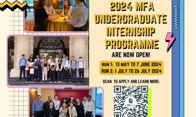 MFA Opens Applications for 2024 Undergraduate Internship Programme