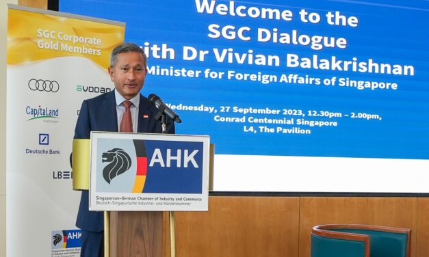 Minister for Foreign Affairs Dr Vivian Balakrishnan’s Remarks at the Singaporean-German Chamber of Industry and Commerce Dialogue