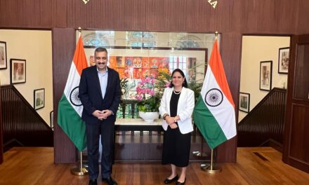 Welcome visit to the new High Commissioner of India to Singapore Dr. Shilpak Ambule