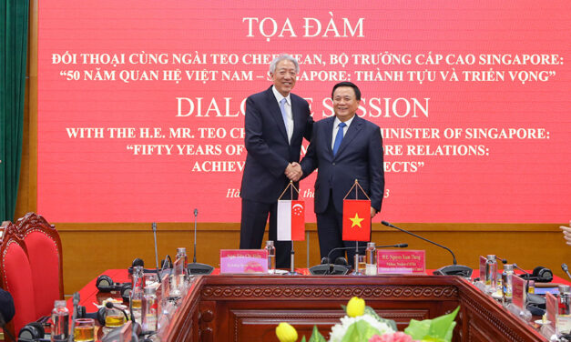 Senior Minister Teo Chee Hean Strengthens Vietnam-Singapore Relations at Ho Chi Minh National Academy of Politics Dialogue Session