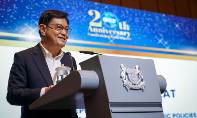 DPM Heng Swee Keat at the Mercy Relief 20th Anniversary Gala Dinner