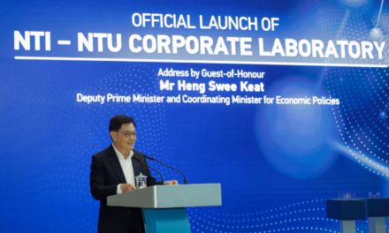 DPM Heng Swee Keat at the Official Launch of the NTI-NTU Corporate Laboratory