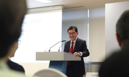 DPM Heng Swee Keat at the SingHealth-SUTD Collaboration Agreement Signing Ceremony