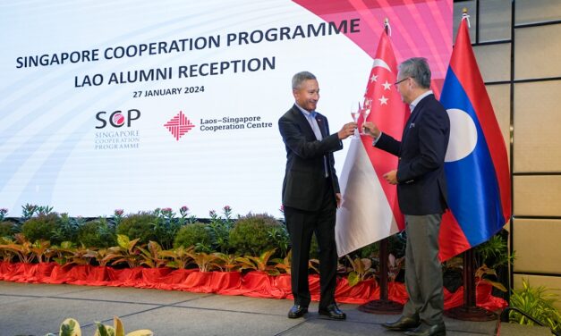 Minister for Foreign Affairs Dr Vivian Balakrishnan Commemorates 50th Anniversary of Singapore-Laos Diplomatic Relations at SCP Alumni Reception in Vientiane