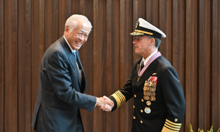 US Indo-Pacific Command Leader Honored with Singapore’s Top Military Award