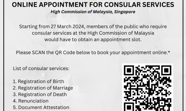 Malaysian High Commission Introduce Online Appointment System for Consular Services