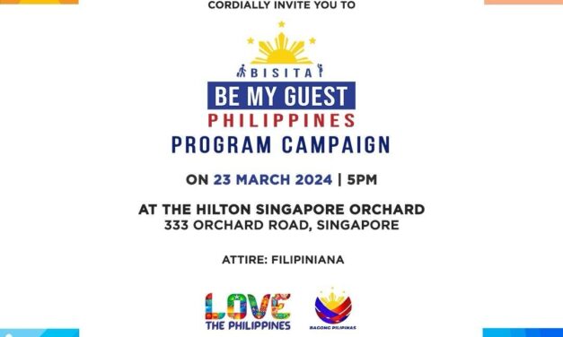 Tourism Promotions Board Philippines to Hold Love the Philippines – Bisita, Be My Guest (BBMG) Programme Campaign in Singapore