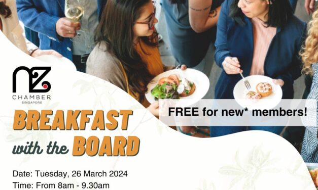 Join NZ Chamber of Commerce Board for Breakfast!