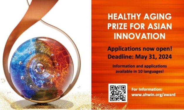 Call for Applications: 2024 Healthy Aging Prize for Asian Innovation (HAPI)