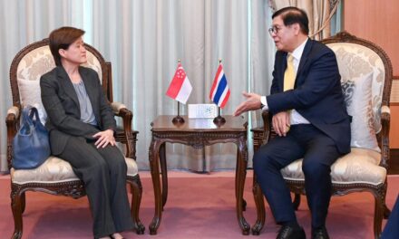 Singapore Ambassador to Thailand Discusses Bilateral Cooperation with Thai Vice Minister for Foreign Affairs