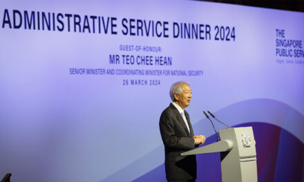 Senior Minister Teo Chee Hean at the Administrative Service Dinner 2024