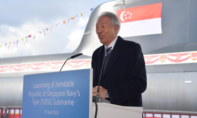 Singapore Navy Launches Fourth Invincible-Class Submarine, Inimitable, in Germany
