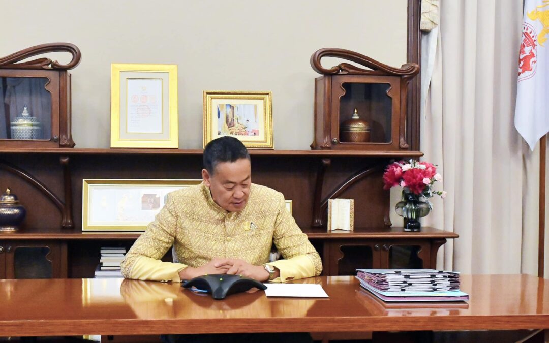 Thai Prime Minister Discusses Bilateral Relations with Singapore’s Prime Minister