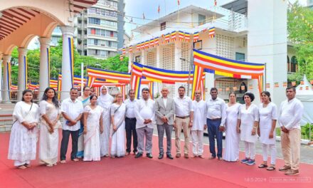 Sri Lanka High Commission in Singapore Lights up Vesak Day Festivities