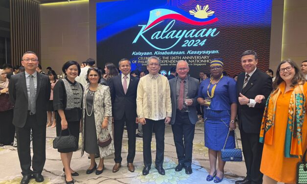 Philippine Embassy in Singapore Celebrates 126th Anniversary of Independence with Diplomatic Reception