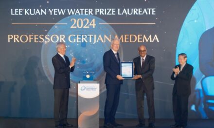 Professor Gertjan Medema Receives Lee Kuan Yew Water Prize 2024