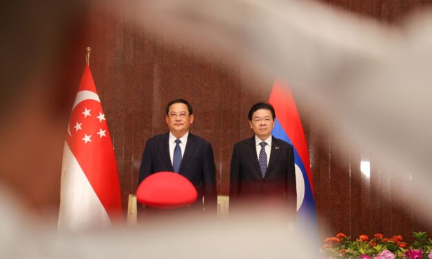 PM Lawrence Wong Celebrates 50 Years of Diplomatic Relations with Laos at Official Lunch