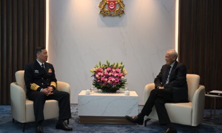 PLA Navy Commander Admiral Hu Zhongming Visits Singapore to Strengthen Naval Ties