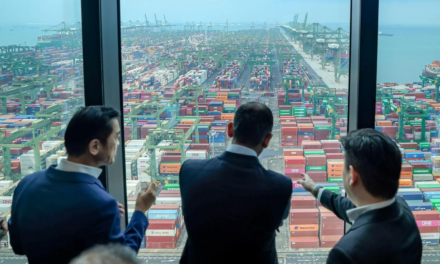 Saudi Minister of Industry and Mineral Resources Visits World’s Largest Automated Port in Singapore