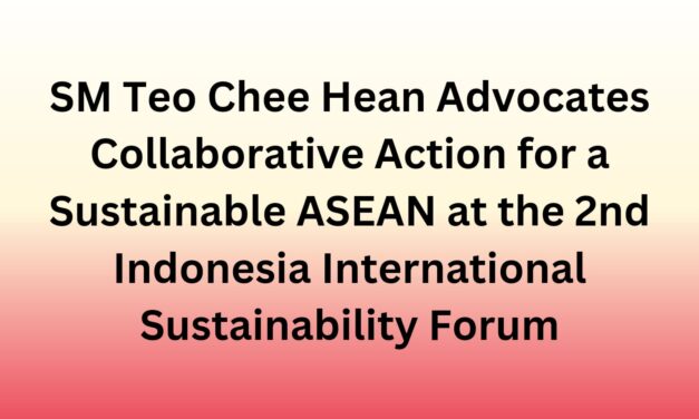 SM Teo Chee Hean Advocates Collaborative Action for a Sustainable ASEAN at the 2nd Indonesia International Sustainability Forum