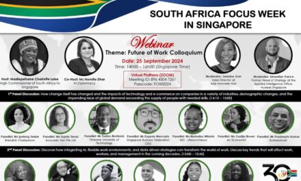 South African High Commission in Singapore and IN Diplomacy Host a Webinar “Future of Work Colloquium”