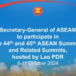 Secretary-General of ASEAN to Lead Delegation to 44th and 45th ASEAN Summits in Lao PDR