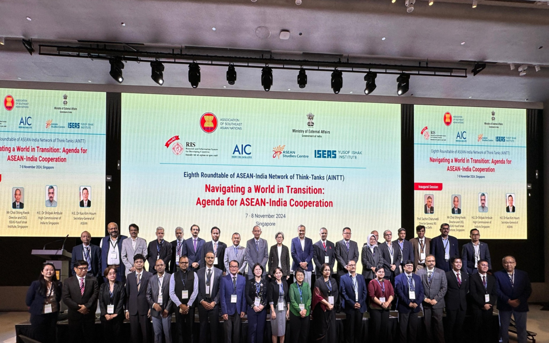 8th ASEAN-India Think-Tank Roundtable Kicks Off in Singapore, Fostering Regional Cooperation