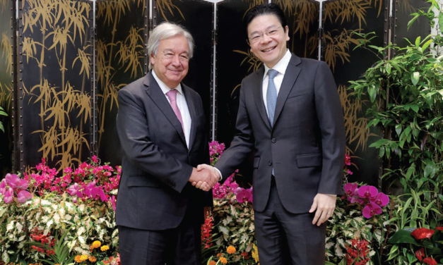 The United Nations Secretary-General Visits Singapore