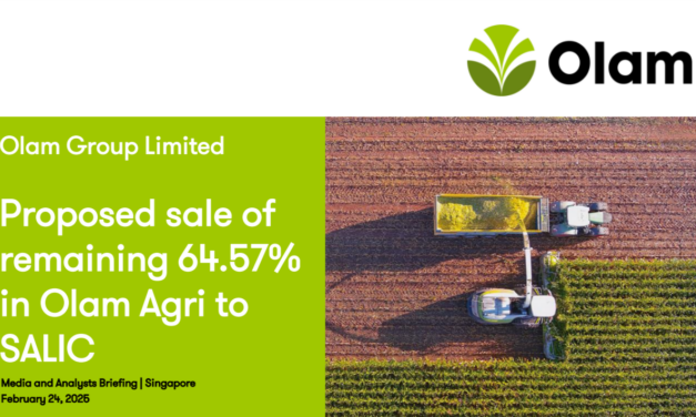 Olam Group to Sell Remaining Stake in Olam Agri to SALIC for $2.58 Billion