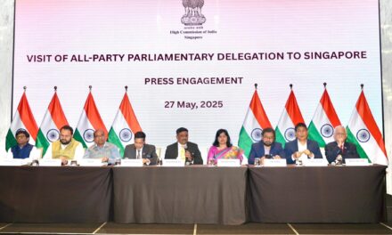 India’s All-Party Delegation Reaffirms Anti-Terror Commitment During Singapore Visit