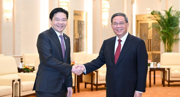 PM Lawrence Wong Meets Premier Li Qiang to Strengthen Bilateral Partnership