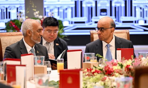 Maldivian President and First Lady Honoured in Singapore with Ceremonial Welcome and State Banquet