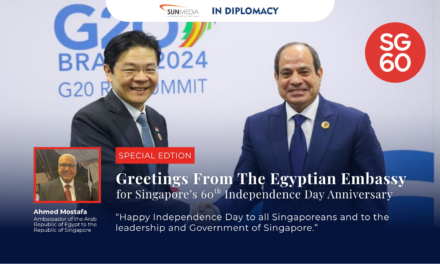 Celebrating Singapore’s 60th Anniversary: Egypt Reflects on Decades of Strong Bilateral Ties