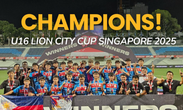 Philippine U16 Boys Crowned Lion City Cup Champions