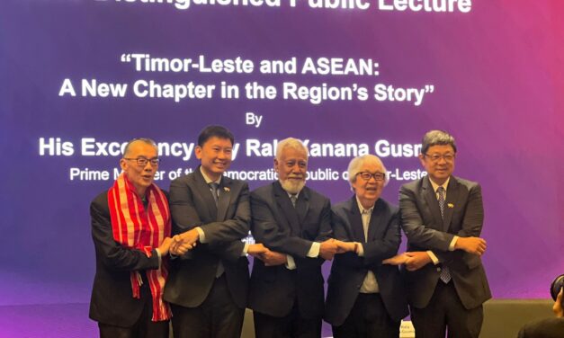 Timor-Leste’s Path to ASEAN: Prime Minister Gusmão Delivers Lecture in Singapore