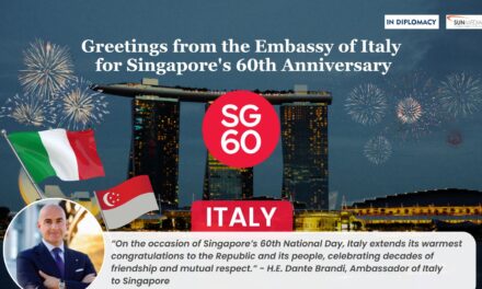 Italy and Singapore Celebrate 60 Years of Friendship and Forward-looking Partnership