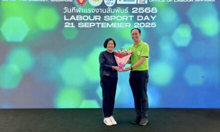 Thai Community in Singapore Celebrates Labour Sports Day 2025